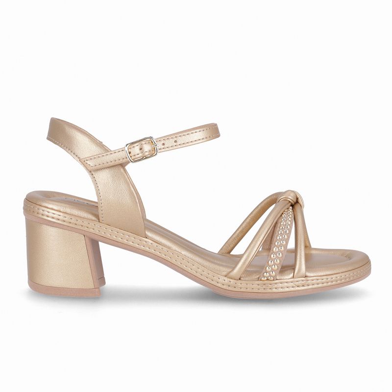 PICCADILLY - Sandalia Mujer Dorado/Strass Paola 519 Piccadilly