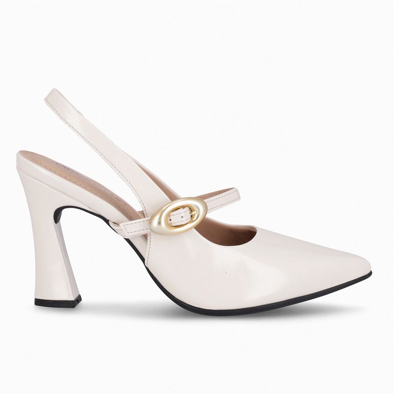 PICCADILLY - Zapato Mujer Crema/Charol Silvana 174 Piccadilly
