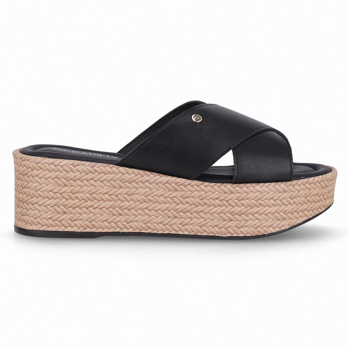 PICCADILLY - Sandalia Mujer Negro/Café Leia Piccadilly