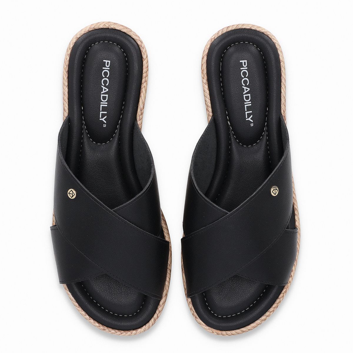 PICCADILLY - Sandalia Mujer Negro/Café Leia Piccadilly