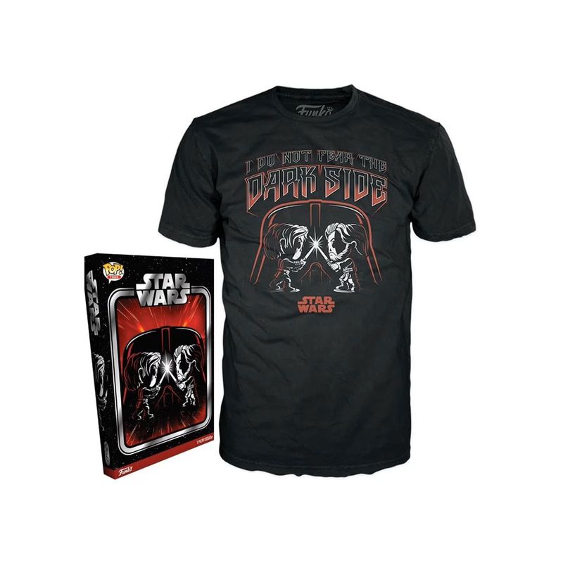 FUNKO - Funko Pop Tees T-Shirt Star Wars Anakin Vs Obi Wan M