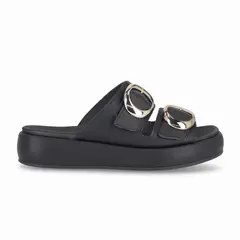 PICCADILLY - Sandalia Mujer Negro/Dorado Sol