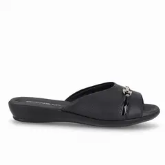 PICCADILLY - Sandalia Mujer Negro/Dorado Camila 905
