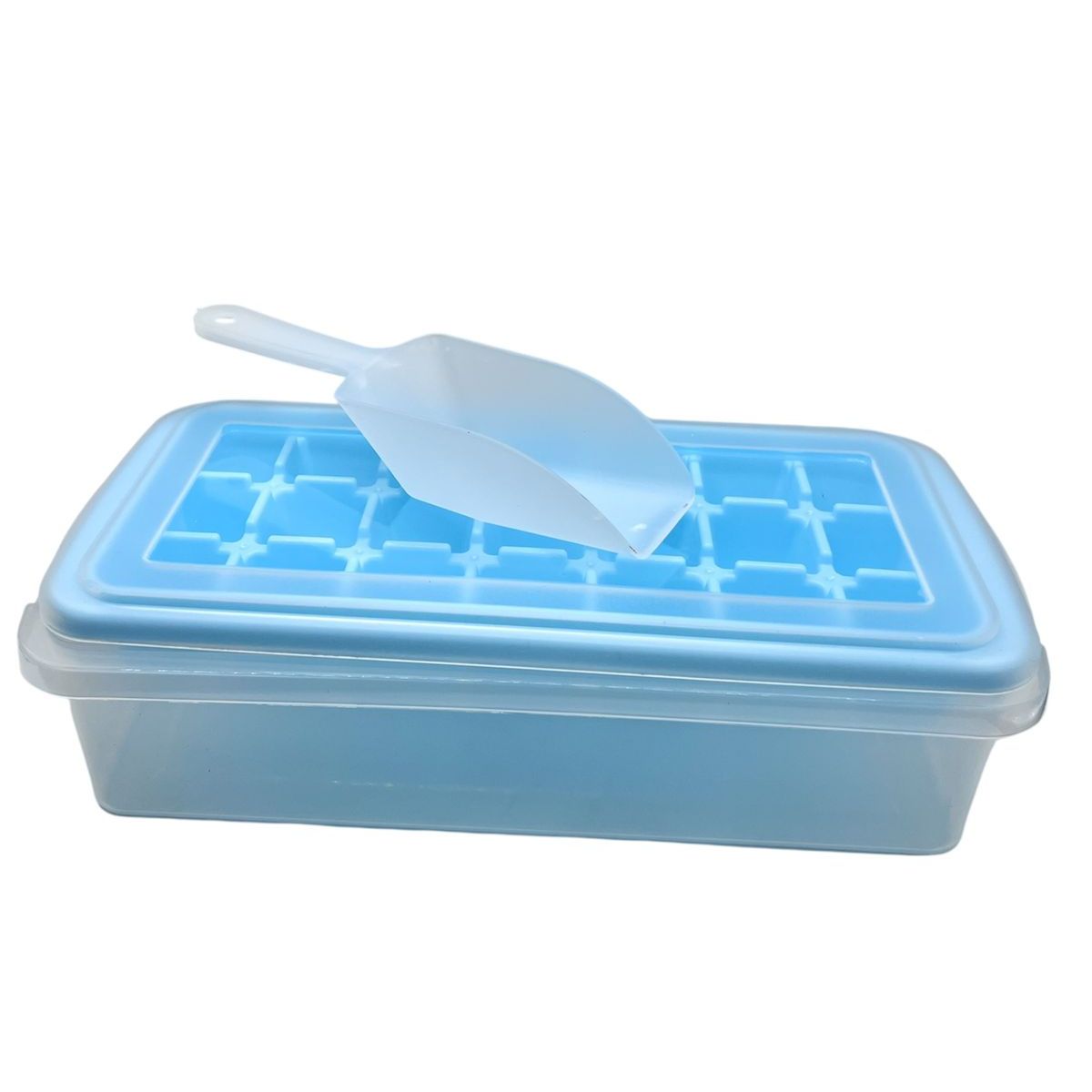 GENERICO - Hielera Cubetera Portátil Molde Silicon Flexible Pala Y Tapa