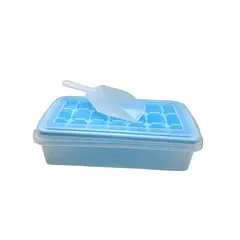 GENERICO - Hielera Cubetera Portátil Molde Silicon Flexible Pala Y Tapa