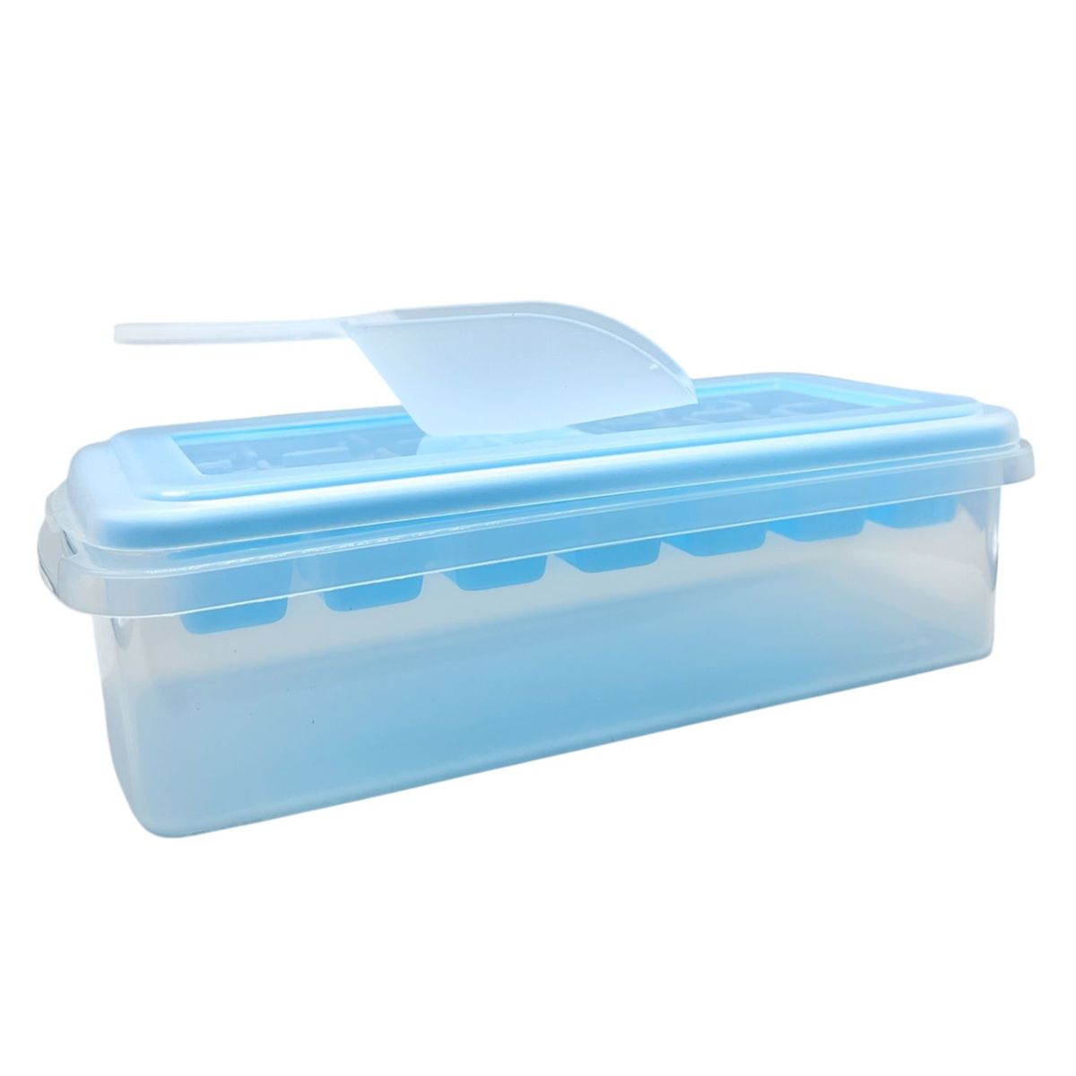 GENERICO - Hielera Cubetera Portátil Molde Silicon Flexible Pala Y Tapa