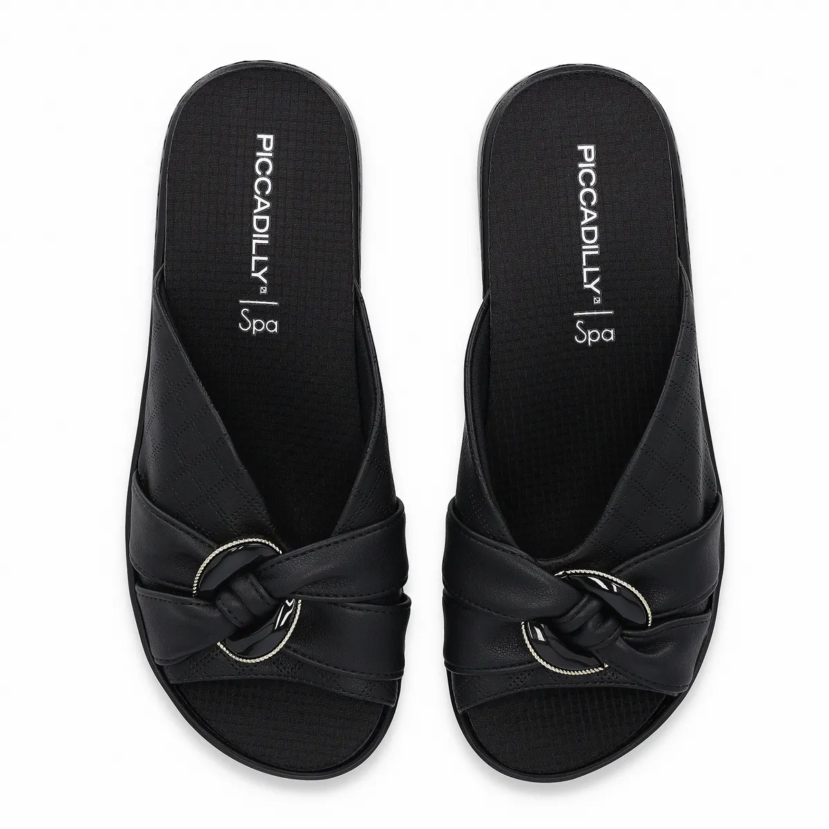 PICCADILLY - Sandalia Mujer Negro SPA Anabela Piccadilly