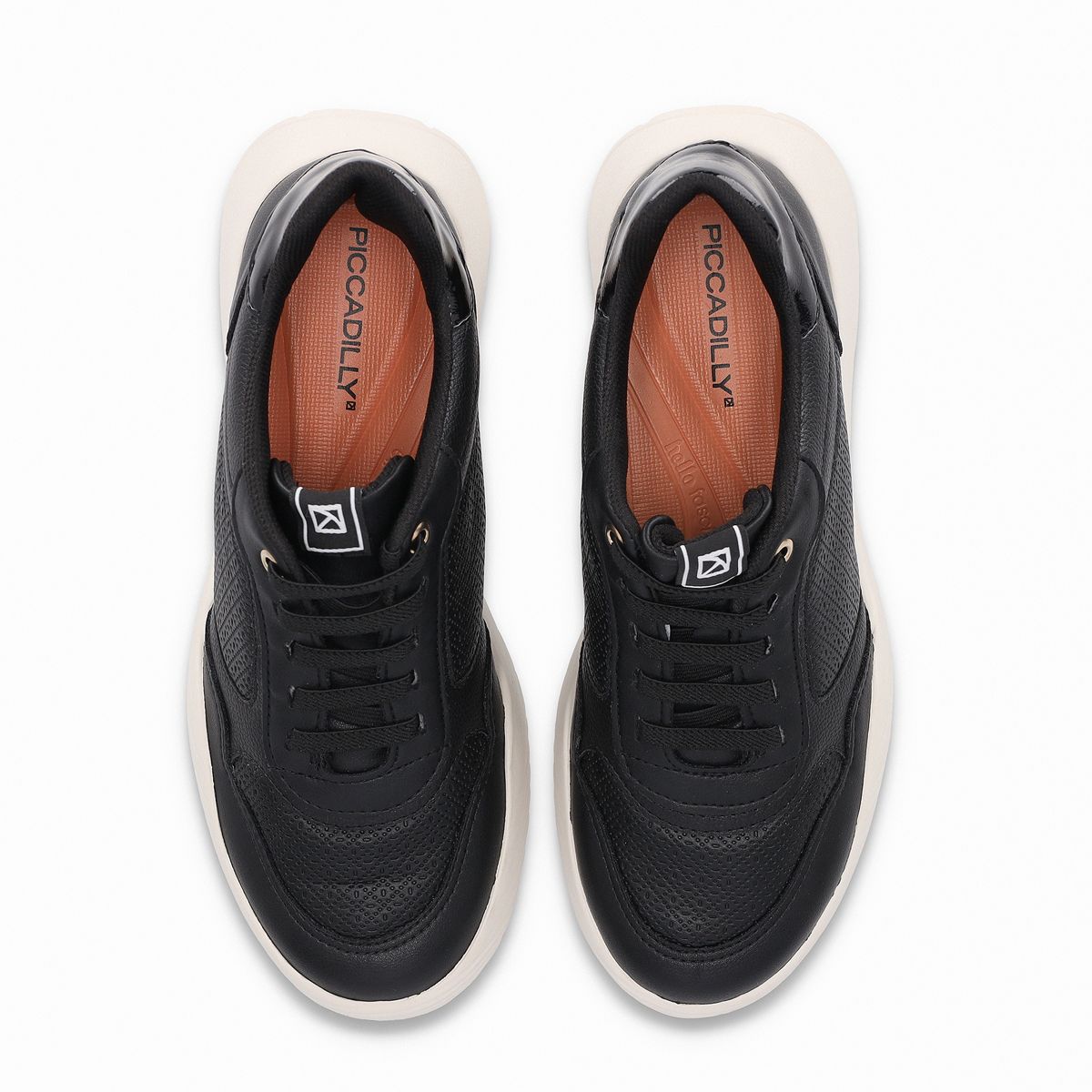 PICCADILLY - Zapatilla Mujer Negro Fascitis Anabela Piccadilly