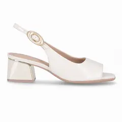 PICCADILLY - Sandalia Mujer Crema/Charol Renee 63