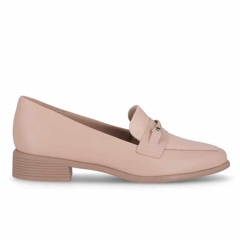 Mocasin Mujer Rosado/Dorado Giovanna