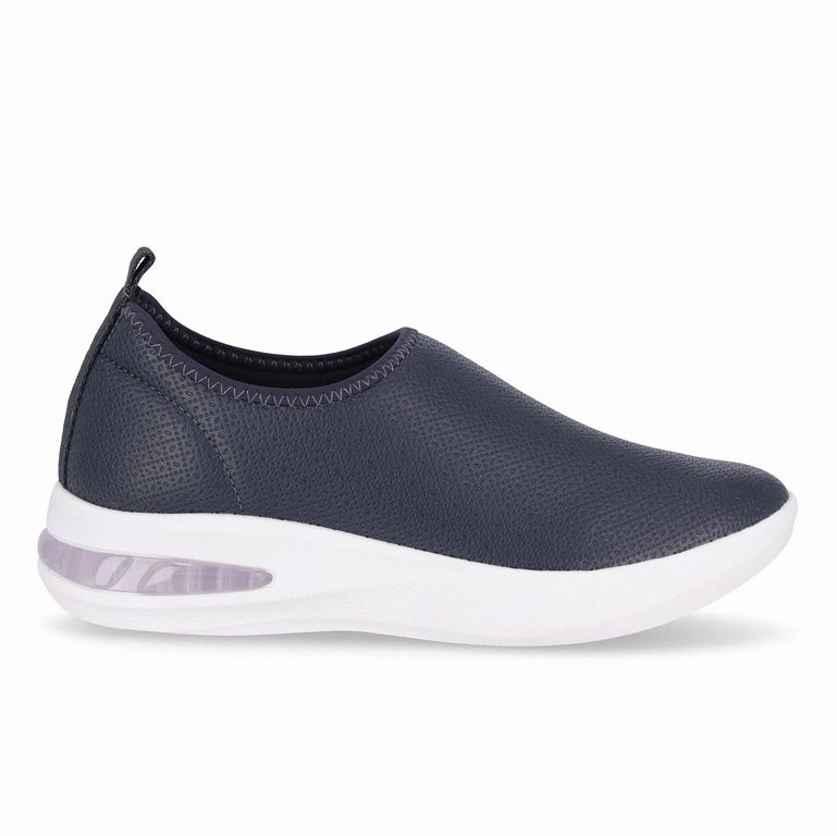 Zapatilla Mujer Azul SoftStep Anabela