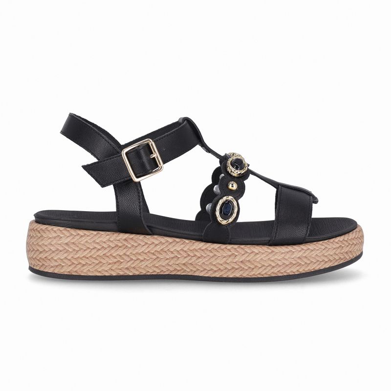 PICCADILLY - Sandalia Mujer Negro Sol 795 Piccadilly