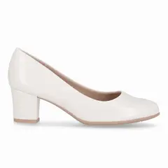 PICCADILLY - Zapato Mujer Crudo/Charol Laura