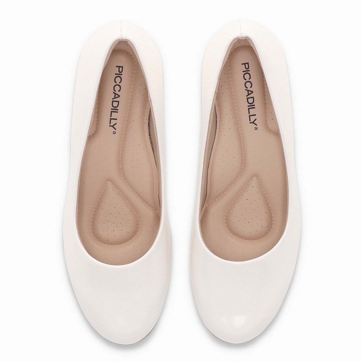 PICCADILLY - Zapato Mujer Crudo/Charol Laura Piccadilly