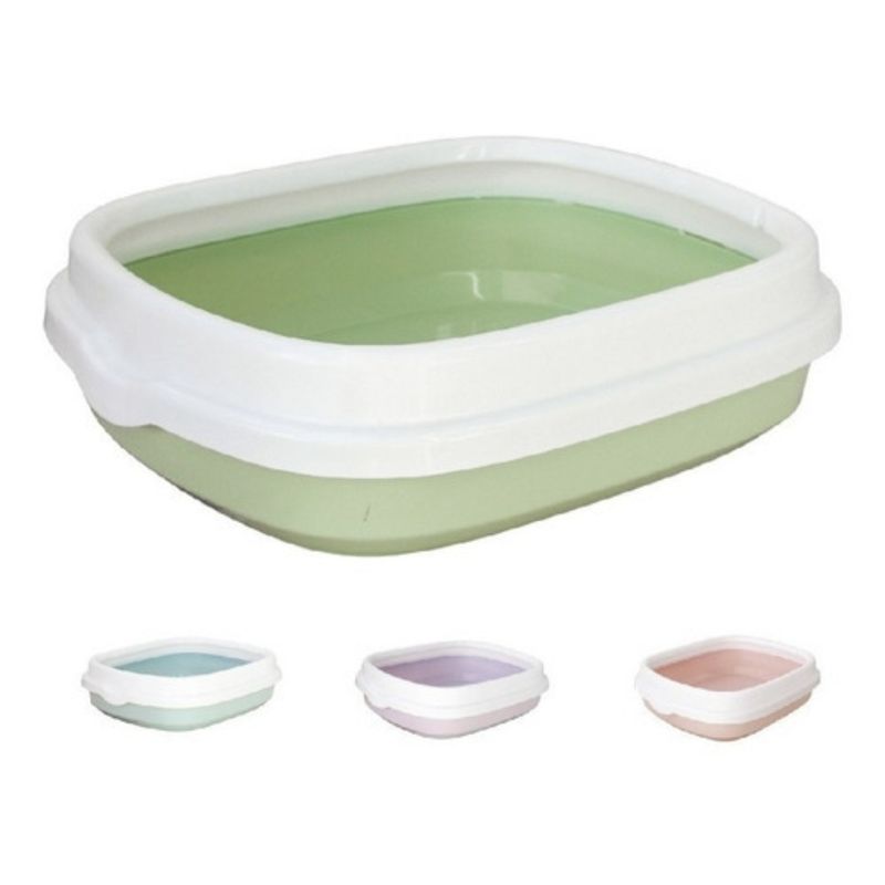 GENERICO - Arenero para Gatos Baño Sanitario para Gatos Rosa