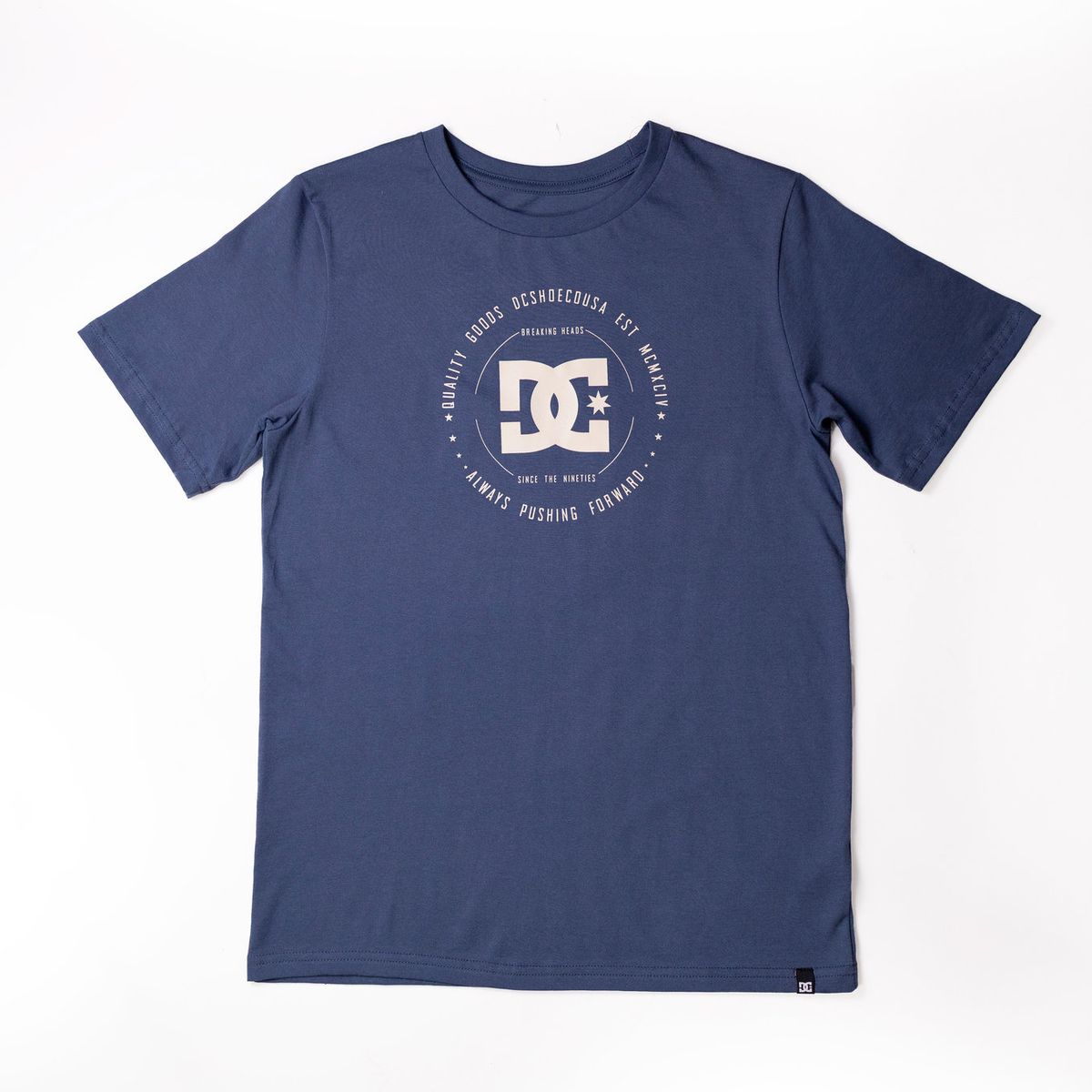 DC SHOES - Polera Niño DC 2 Rebuilt Azul