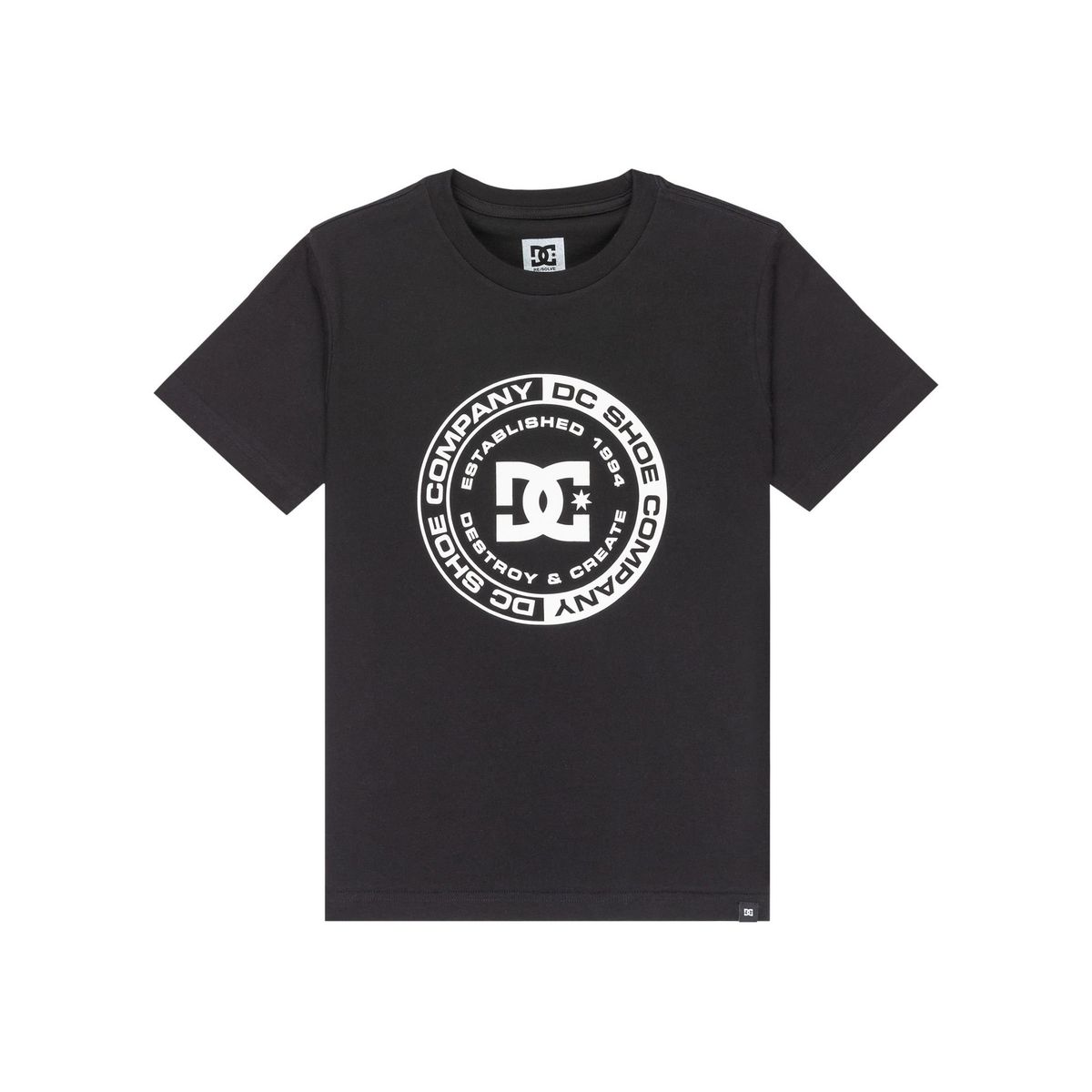 DC SHOES - Polera Niño DC Corpo Negro