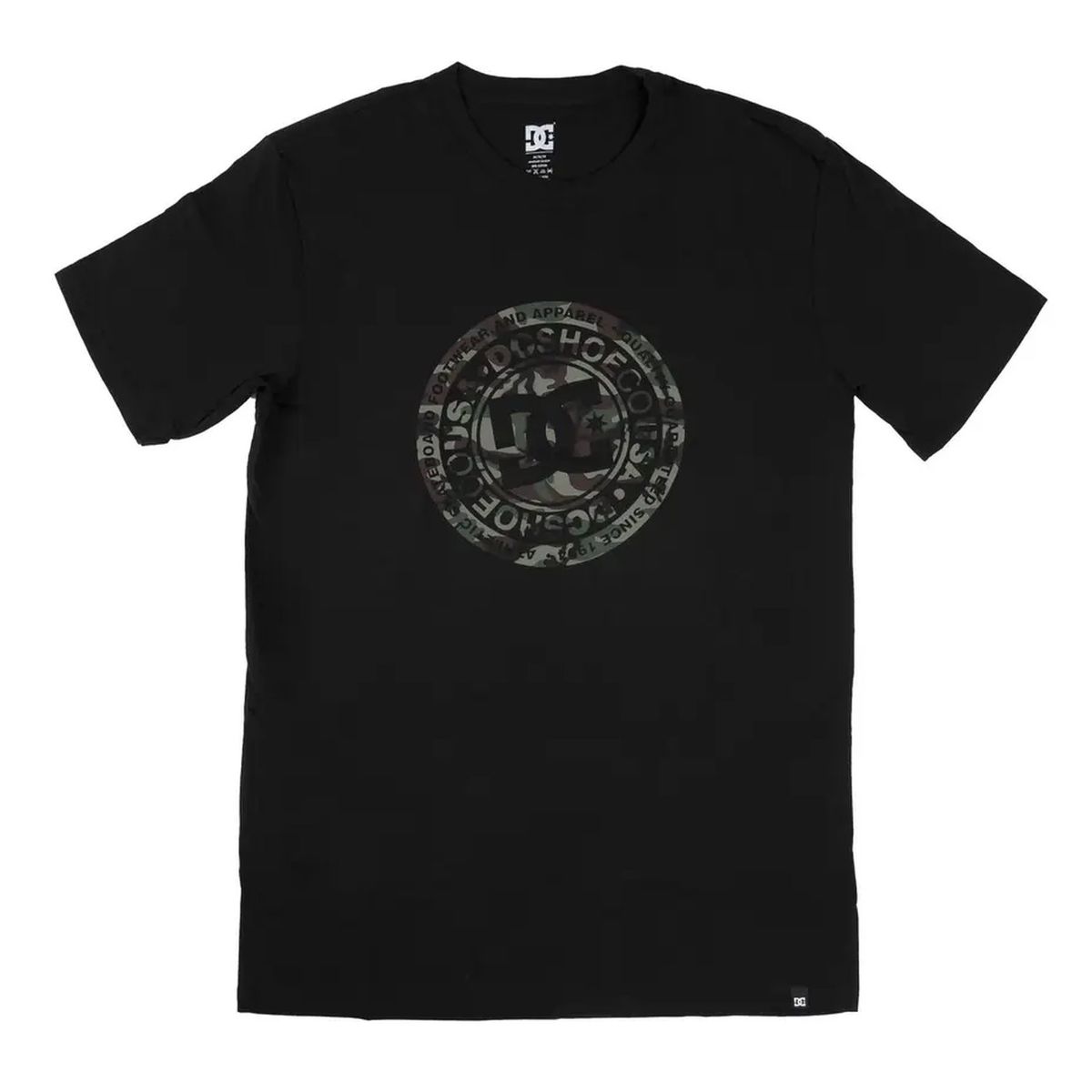 DC SHOES - Polera Hombre Circle Star Negro DC