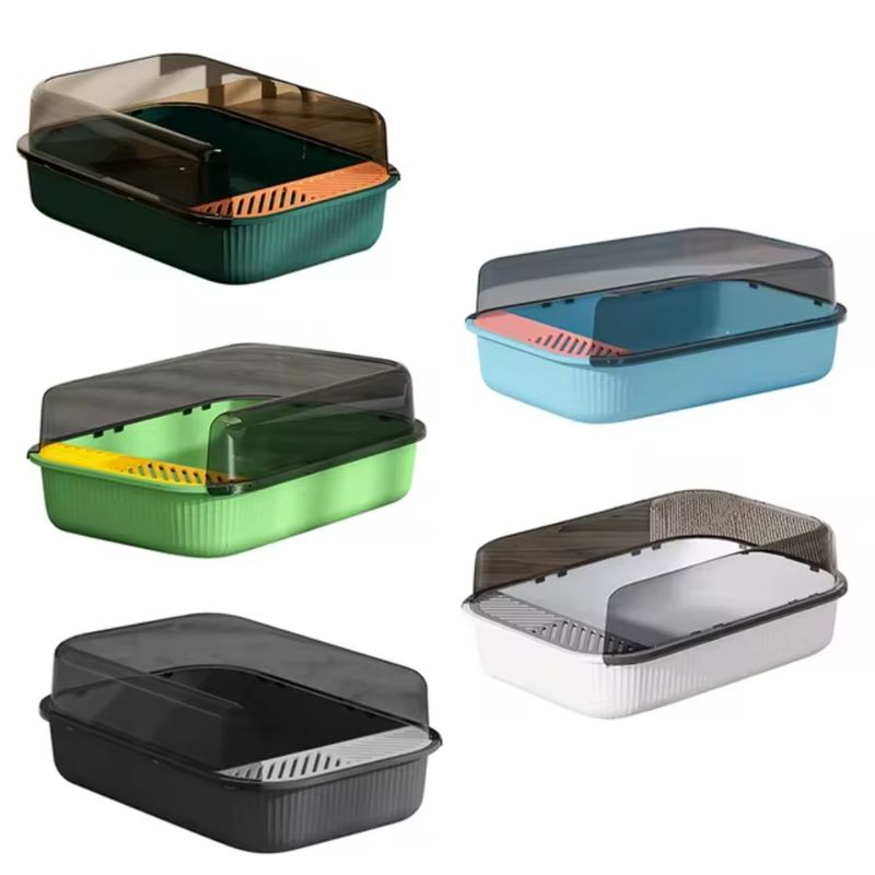 GENERICO - Arenero para Gatos Baño Sanitario para Gatos Verde