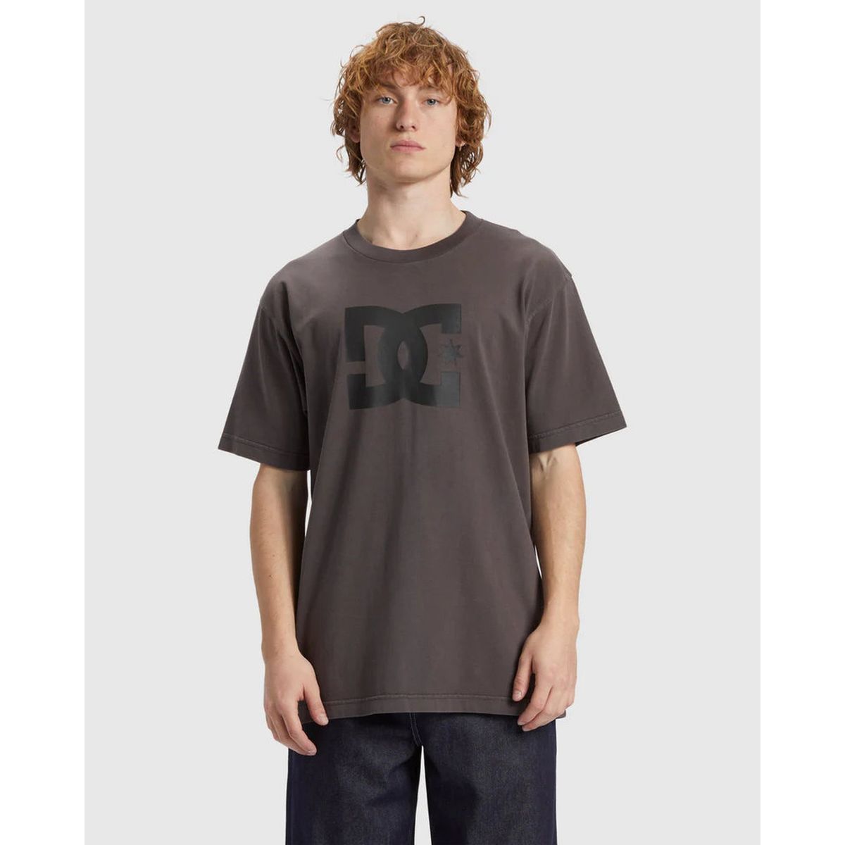 DC SHOES - Polera Hombre Star Pigment Dye Hss Negro DC