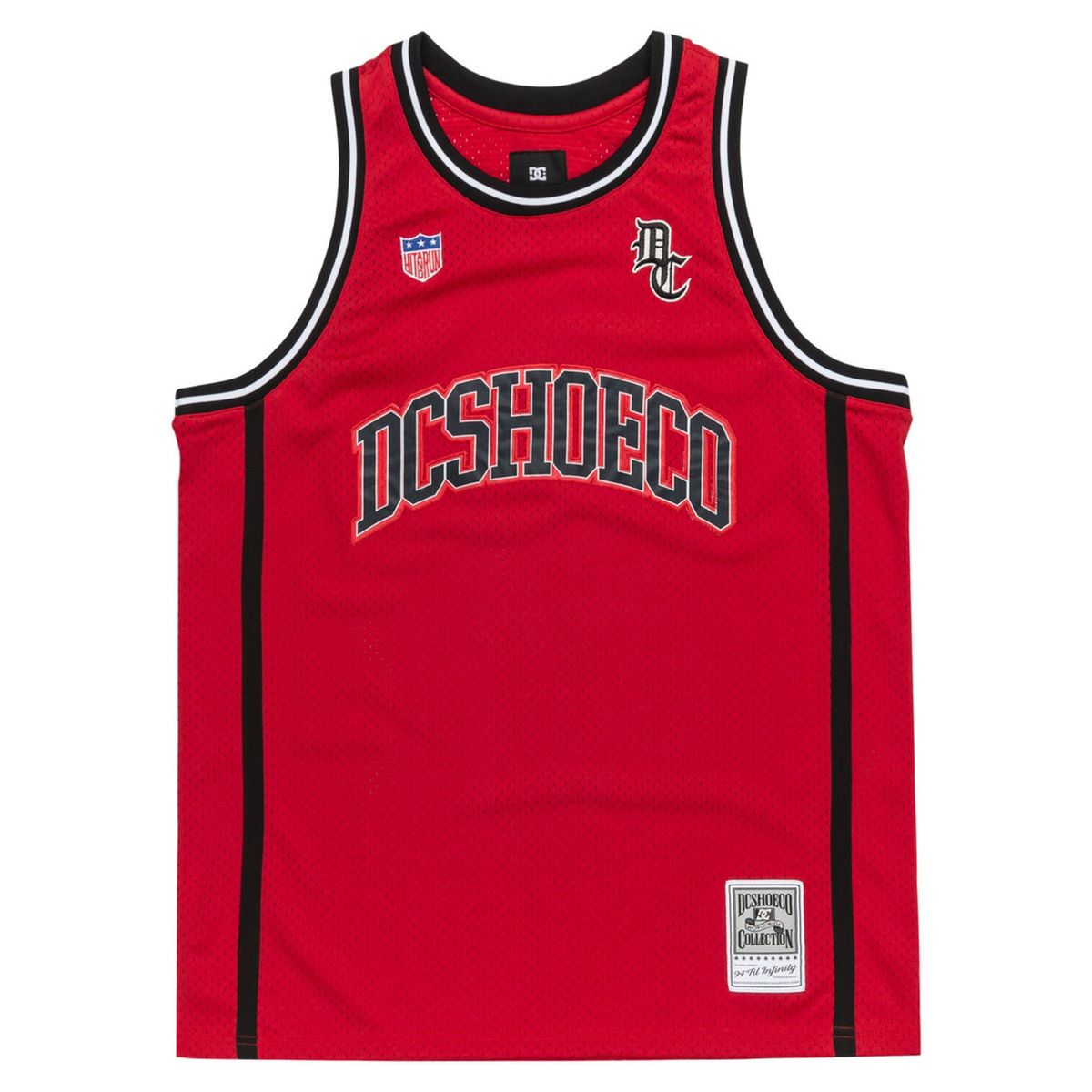 DC SHOES - Polera Hombre Hoops Rojo DC