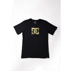 DC SHOES - Polera Niño Star Fill Negro DC