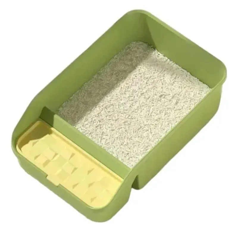 GENERICO - Arenero para Gatos Baño Sanitario para Gatos Verde