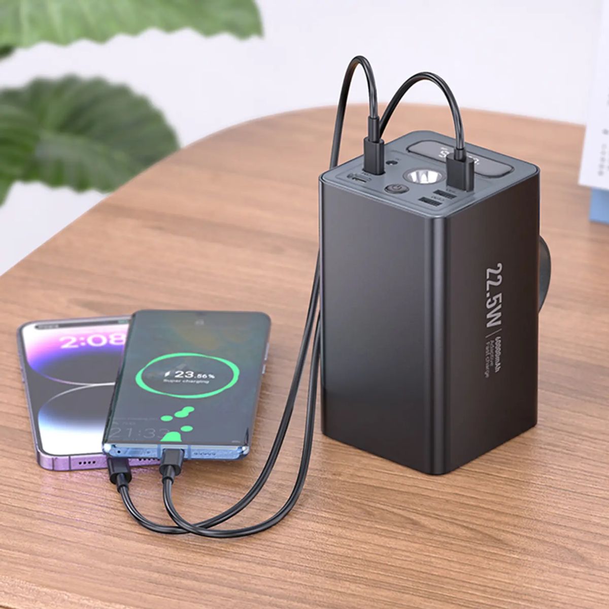 HOCO - Powerbank Hoco J138 Distant 60000mAh  Carga Rápida 225W + PD20W