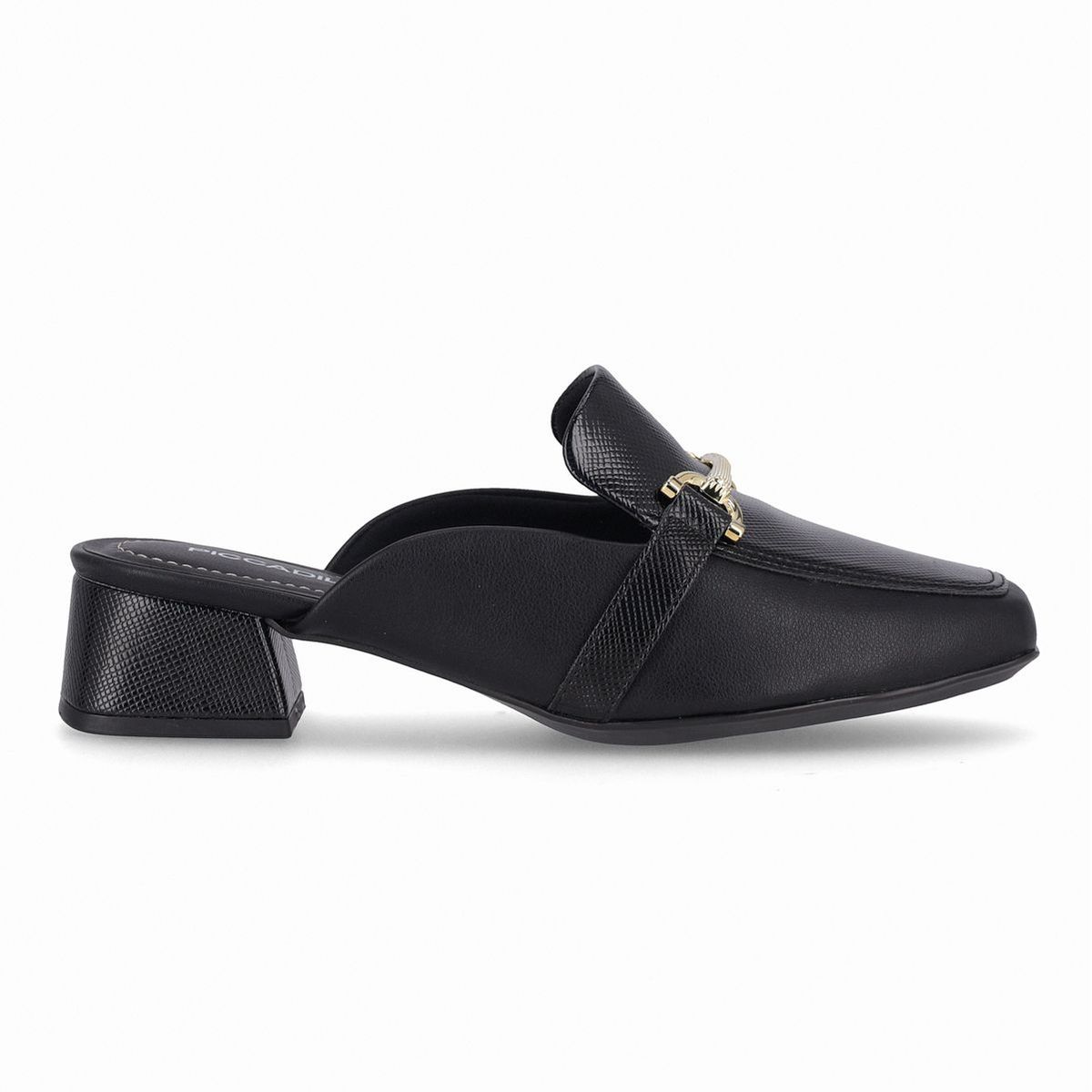 PICCADILLY - Zapato Mujer Negro/Dorado Tati 83 Piccadilly