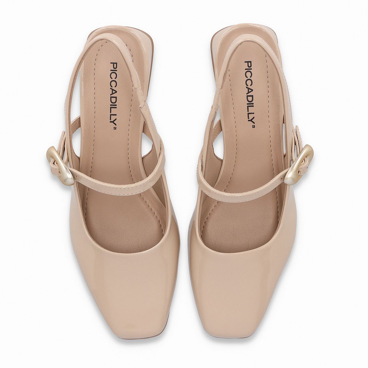 PICCADILLY - Zapato Mujer Café Claro/Charol Tati 82 Piccadilly