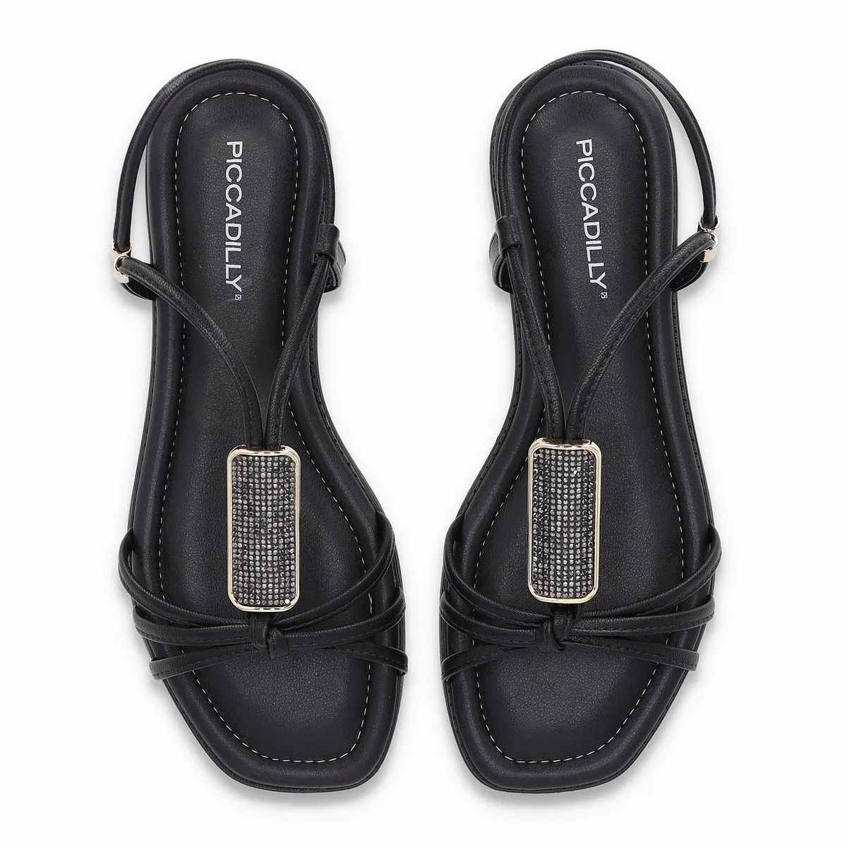 PICCADILLY - Sandalia Mujer Negro/Strass Gabi 069 Piccadilly