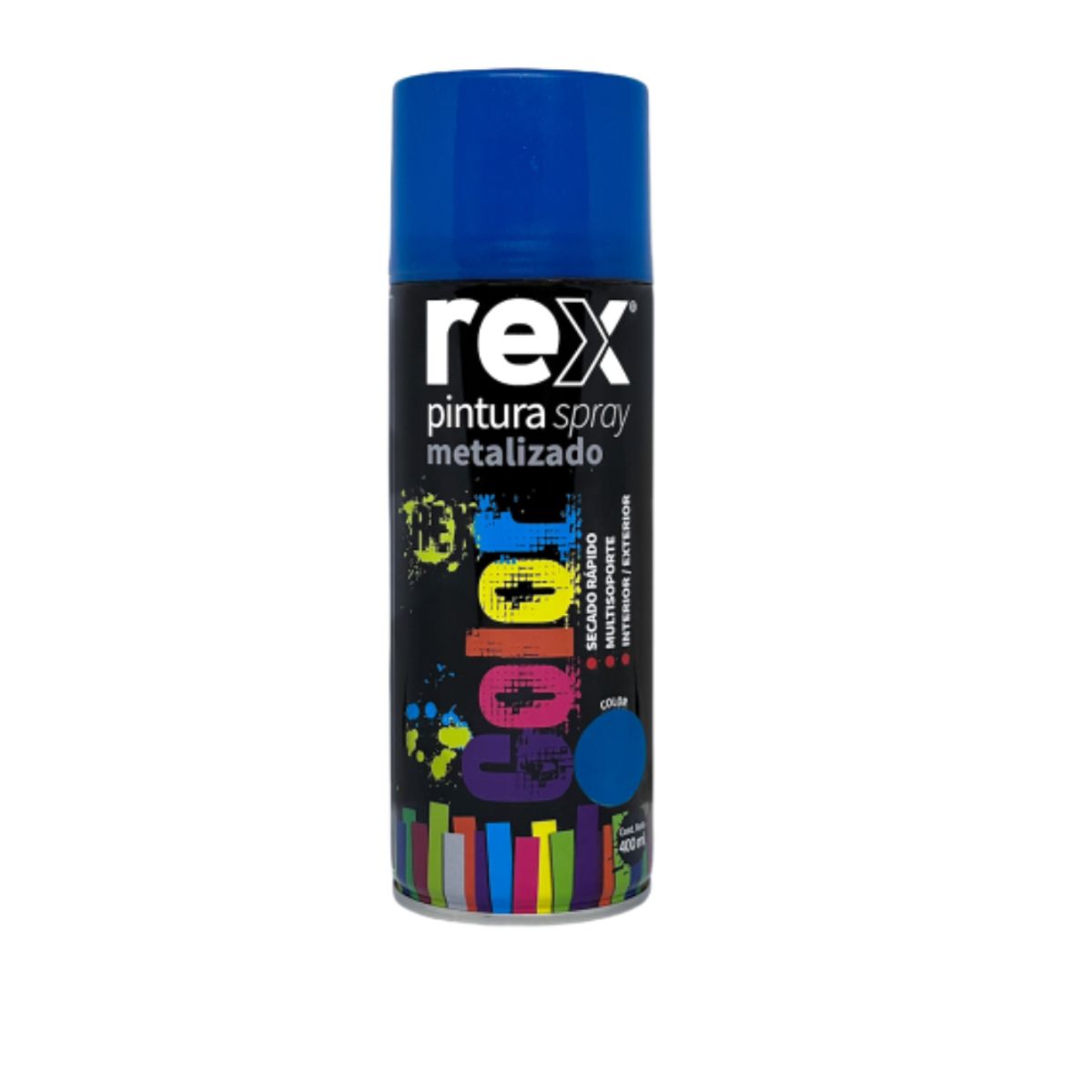 REX - SPRAY METALIZADO AZUL 400ML REX