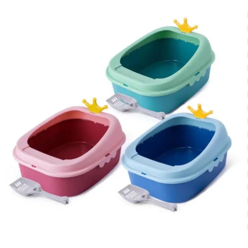 GENERICO - Arenero para Gatos Baño Sanitario para Gatos Verde
