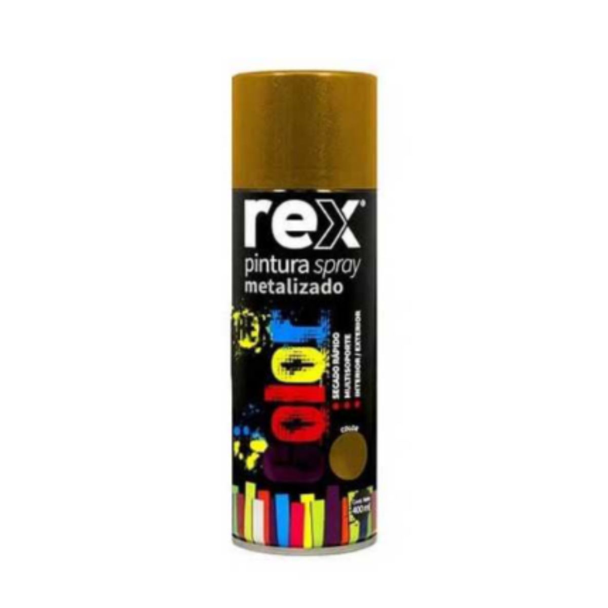 REX - SPRAY METALIZADO DORADO 400ML REX