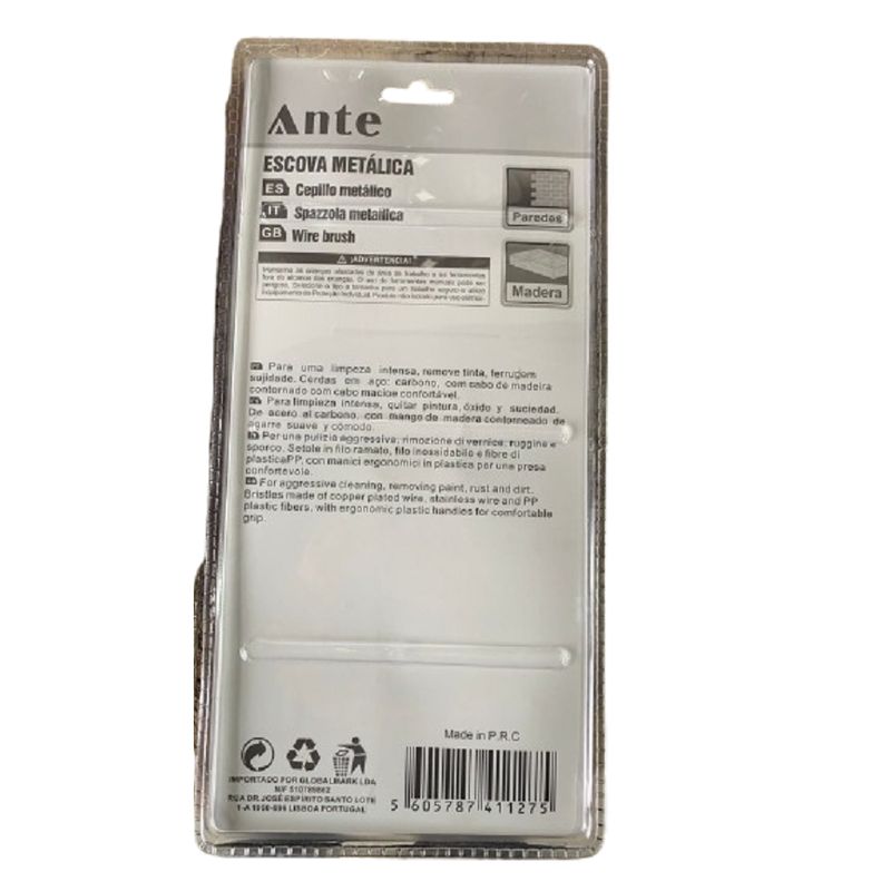 ANTE - Set De 3 Cepillos Con Manilla  Marca Ante