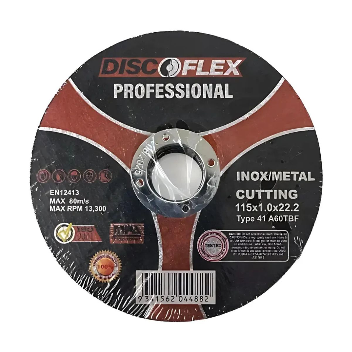 GENERICO - DISCO CORTE METAL INOX 4 1/2 EN12413 DISCOFLEX