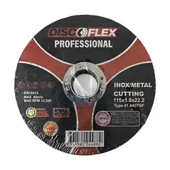 GENERICO - DISCO CORTE METAL INOX 4 1/2 EN12413 DISCOFLEX