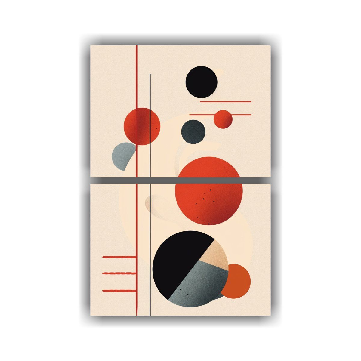 GENERICO - Cuadros Decorativos Abstractos Minimalistas Para 75x100 Cm