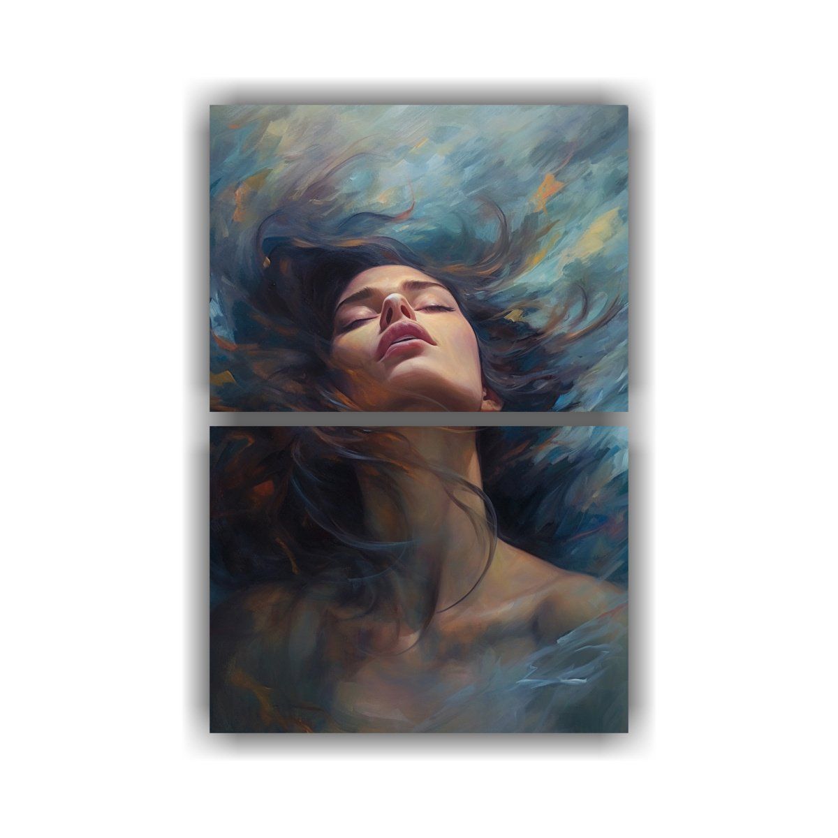 GENERICO - Díptico Perspectiva Emocional En Movimiento 65x100 Cm