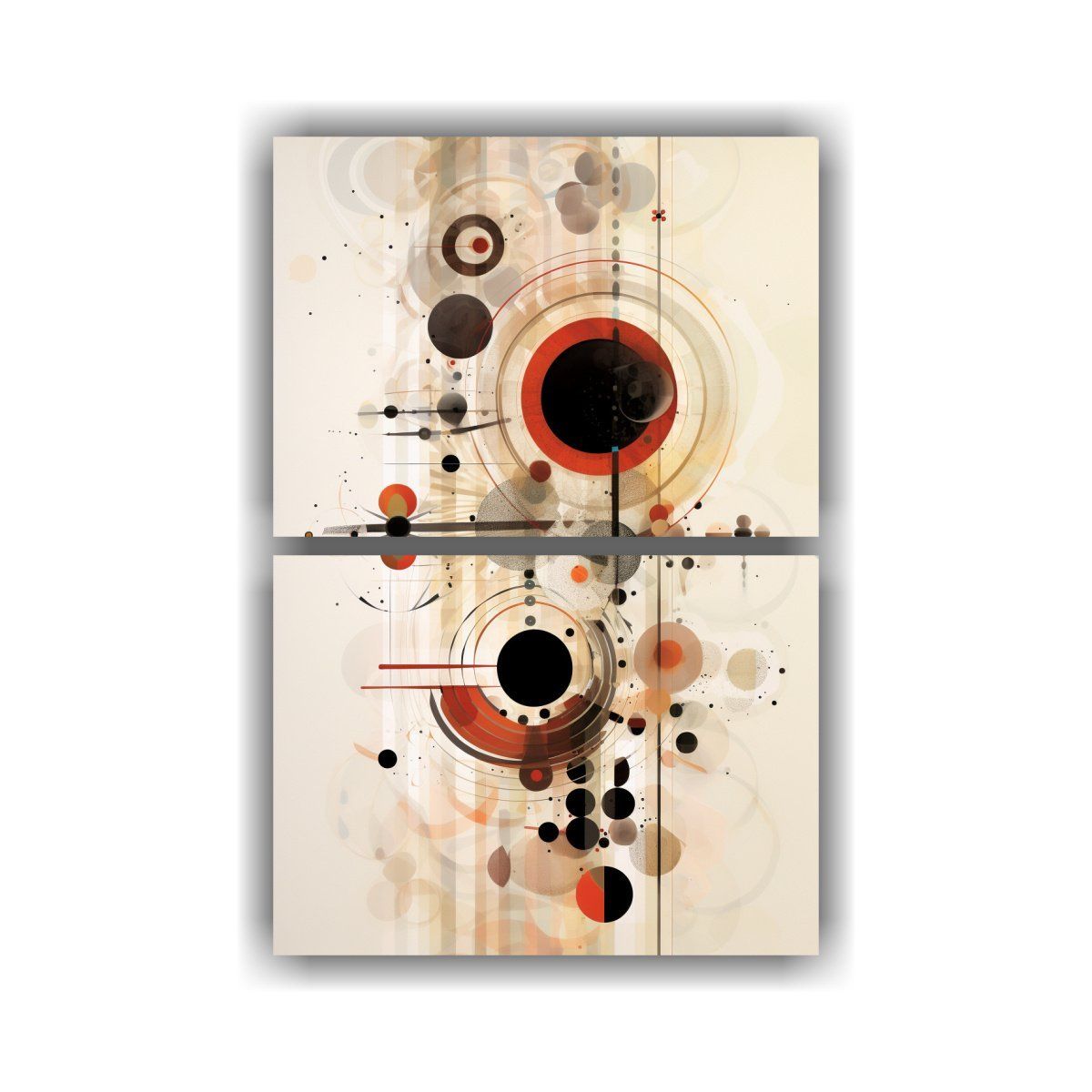 GENERICO - Pinturas Decorativas Contemporáneas De Líneas 60x80 Cm