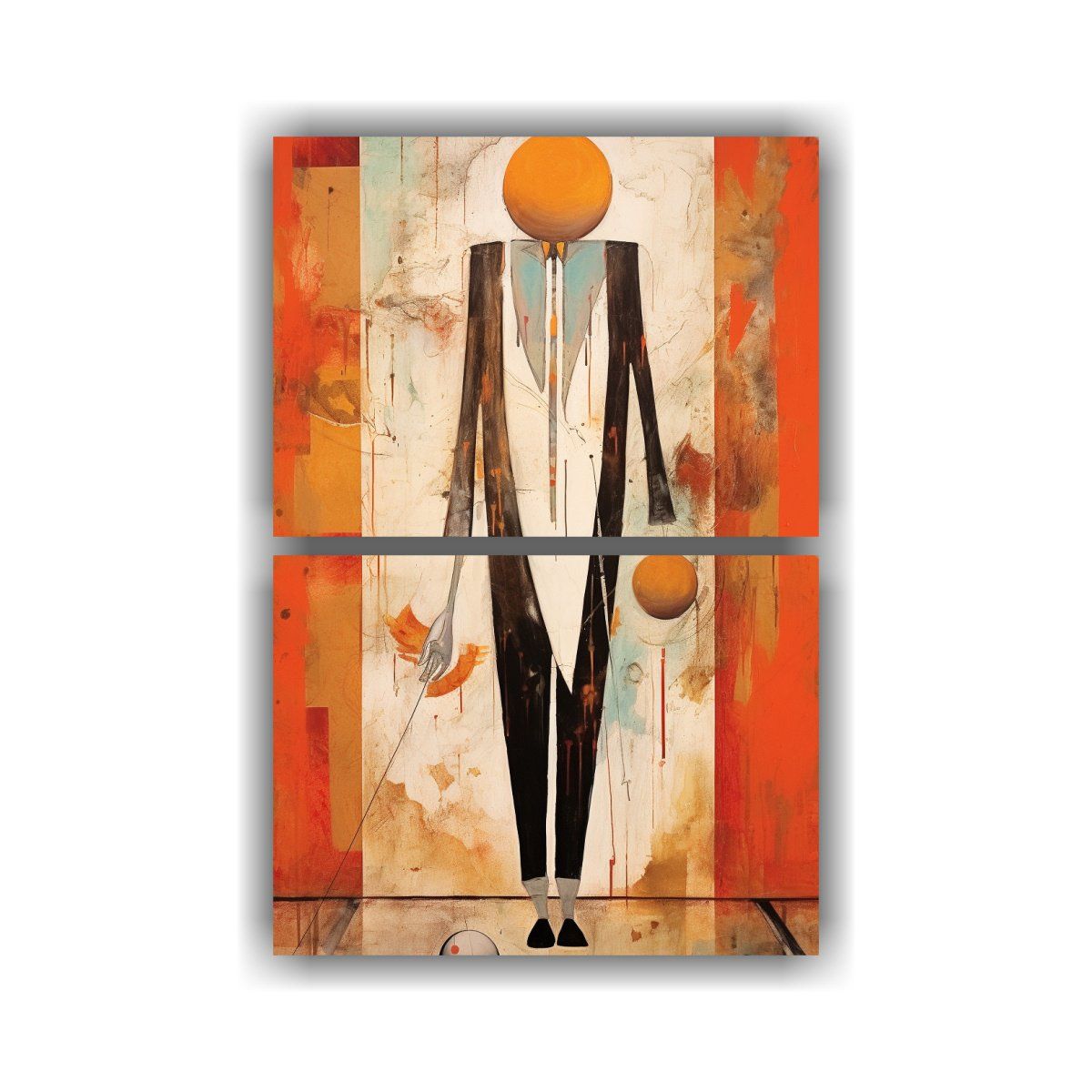 GENERICO - Cuadro Decorativo Surrealista Figurativo 65x100 Cm