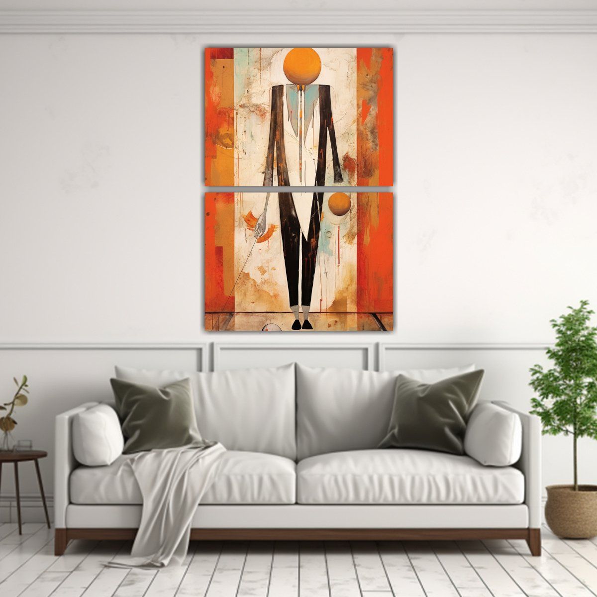 GENERICO - Cuadro Decorativo Surrealista Figurativo 65x100 Cm