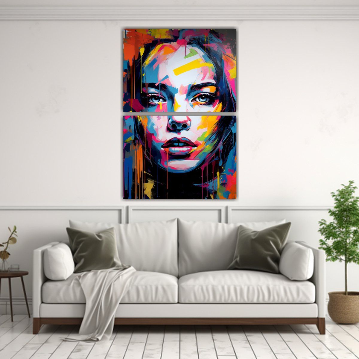 GENERICO - Cuadros De Decoración Con Forma De Lienzo Para 60x80 Cm