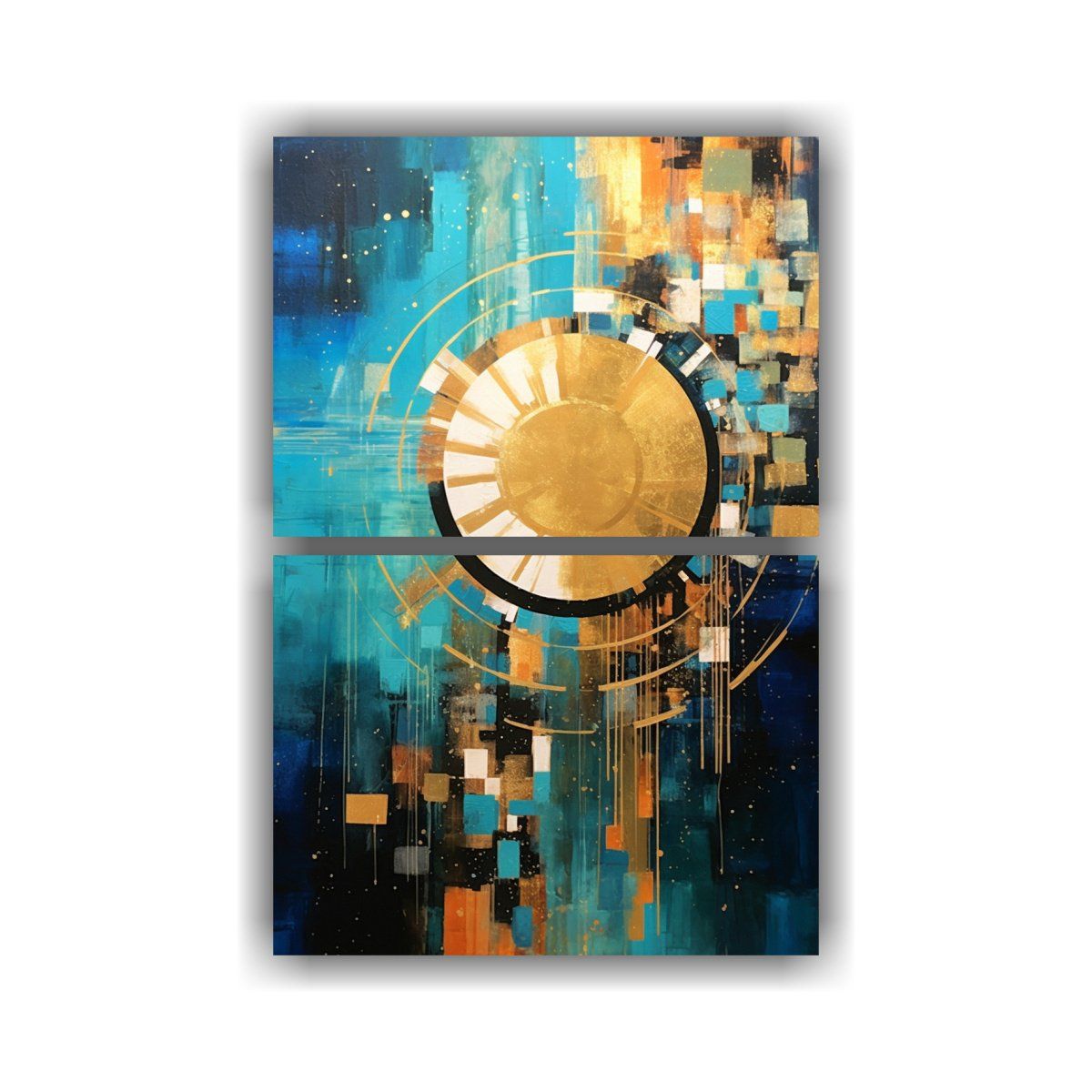 GENERICO - Artes De Pared Tela Sublimada Abstractas 120x160 Cm