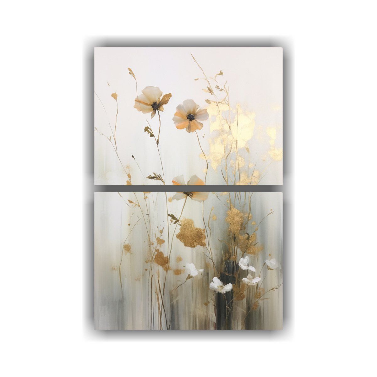 GENERICO - Cuadros Cuadro Original Blanco Grande Fondo Mini 60x80 Cm