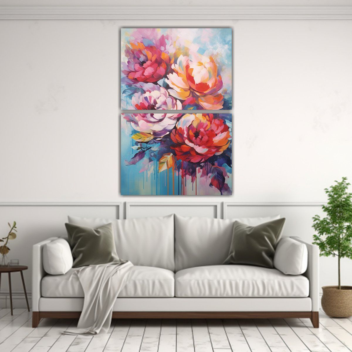 GENERICO - Lienzos Modernos Exuberantes Hanta Pintura 75x100 Cm