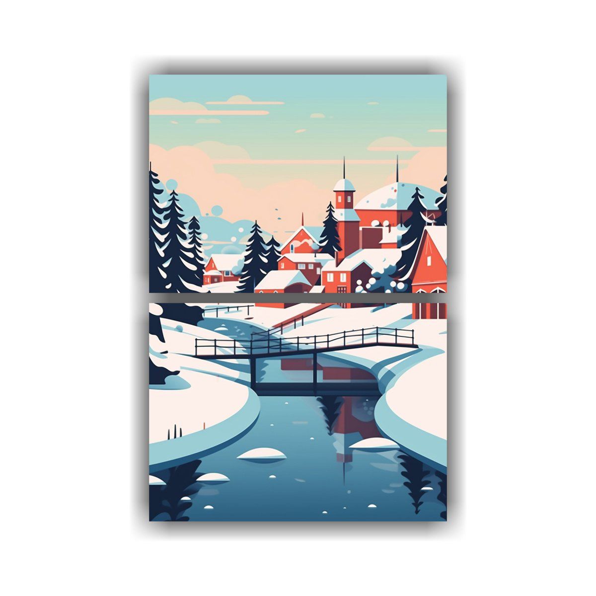 GENERICO - Paisaje Cautivador Inspirado En La Decoración De 50x80 Cm