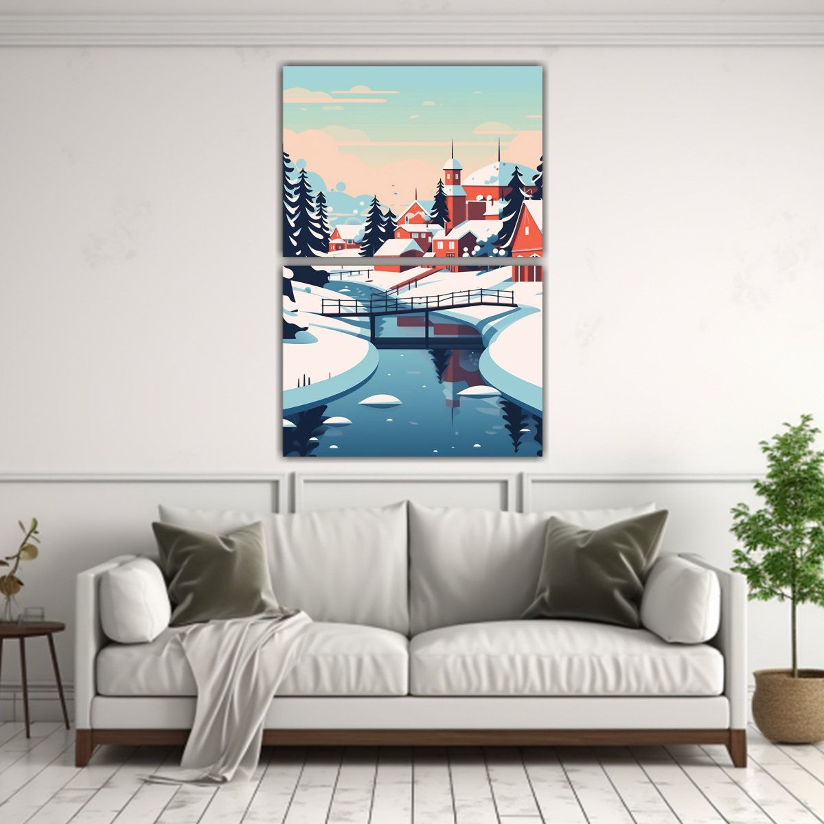 GENERICO - Paisaje Cautivador Inspirado En La Decoración De 50x80 Cm