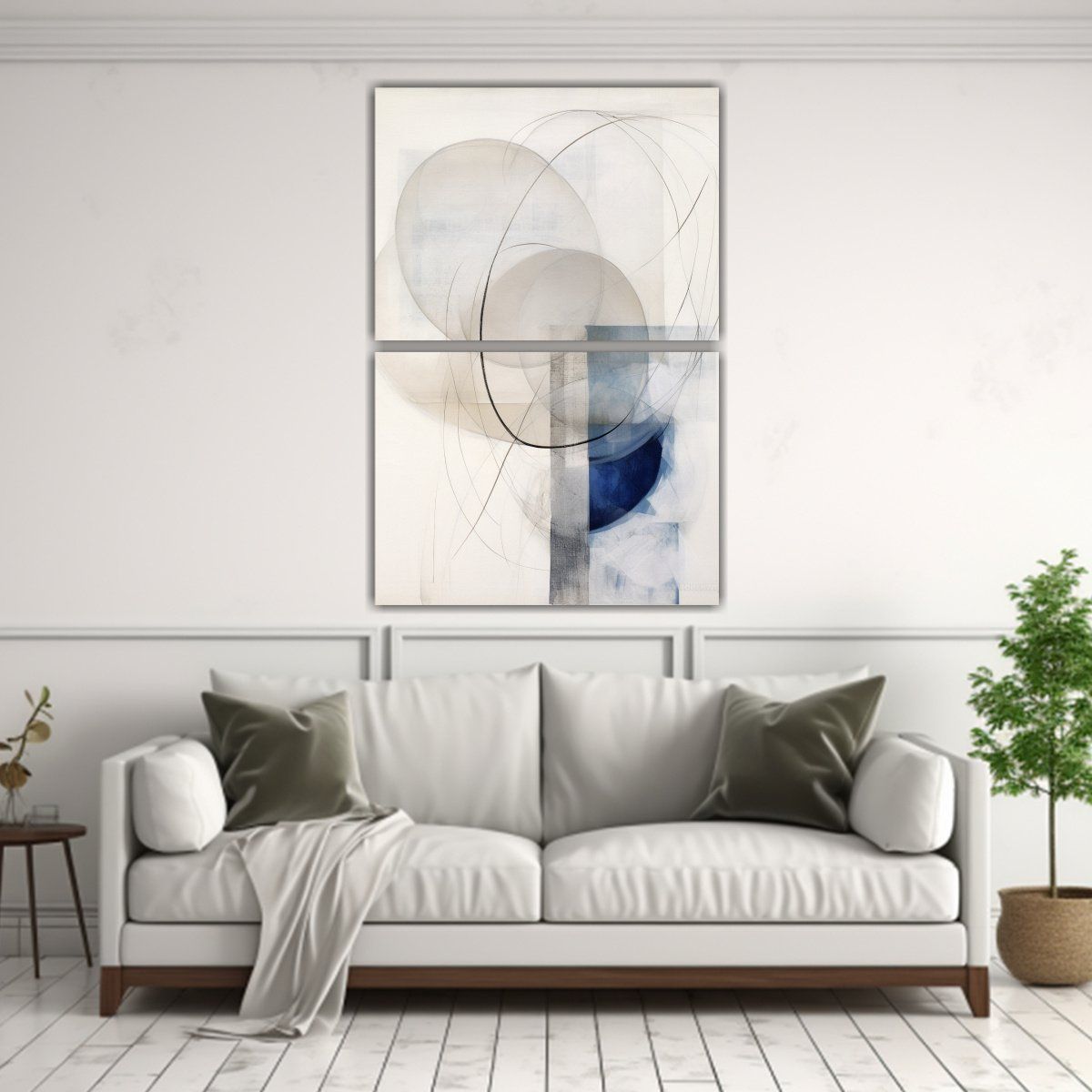 GENERICO - Pintura De Lienzo Con Esquema Inspirador Basado 75x100 Cm