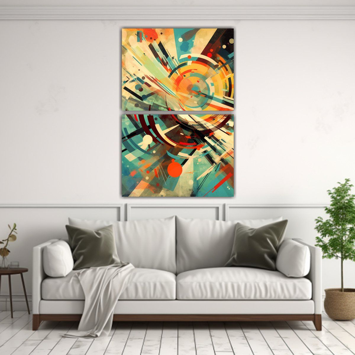 GENERICO - Pinturas Decorativas Abstractas De Diseño 50x80 Cm